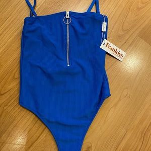 Frankies Bikini one piece cobalt size XS
